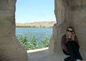 Megan at Gebel el Silsila, Egypt